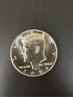 2023 Kennedy Half Dollar Coin - Silver Tone